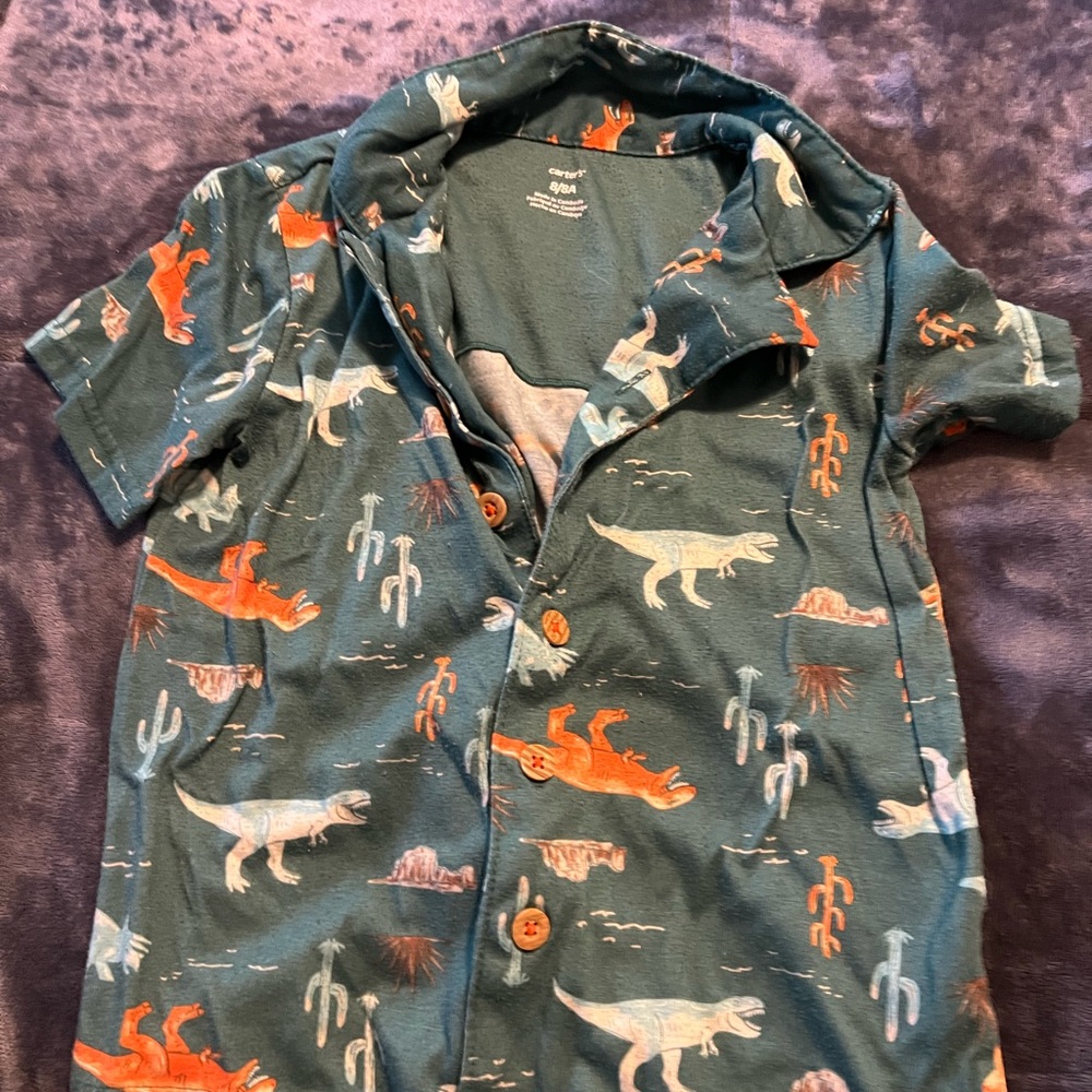 Carter's Teal Boys Pajama Set